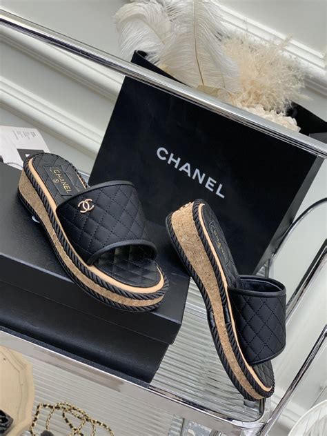 chanel slippers replica|chanel slippers men.